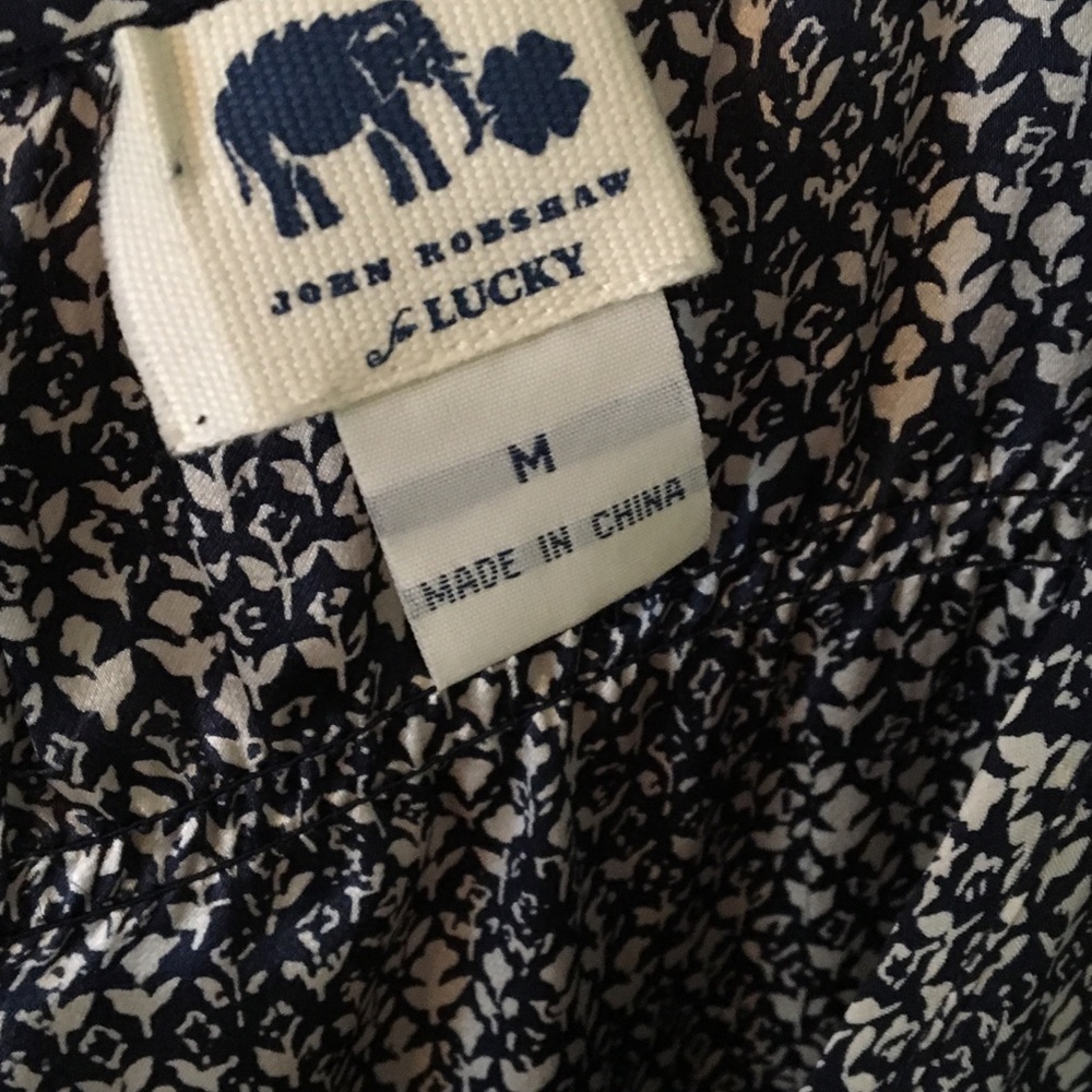 Lucky Brand 100% Silk top sz Medium - Picture 2 of 5